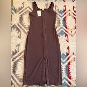 a new day Dark Brown Sleeveless Midi Dress target